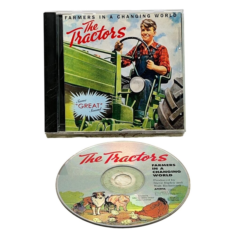 The Tractors Farmers in a Changing World CD Country 10 Songs 1998 Mystery Train